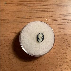 Origami Owl Black and White Cameo Charm